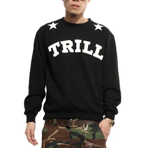 Zero Men’s Hipster Hip Hop Stars Religious “23” Trill Sweater Shirts Jacket