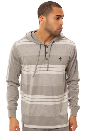 LRG Core Collection Men’s Core Collection Hooded Striped Henley