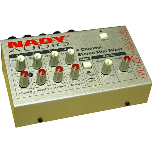 Nady MM-242 4/8 Channel Mini Mixer