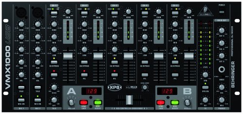 Behringer VMX1000USB Professional 7-Channel Rack-Mount DJ Mixer with USB/Audio Interface