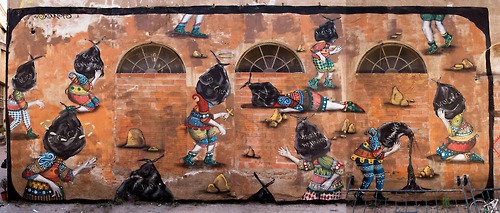 "Trash in head"
Mural painted  in Barcelona at "La Escocesa"…