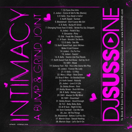 DJ Suss One ‘Intimacy (A Bump & Grind Joint)’ Mix