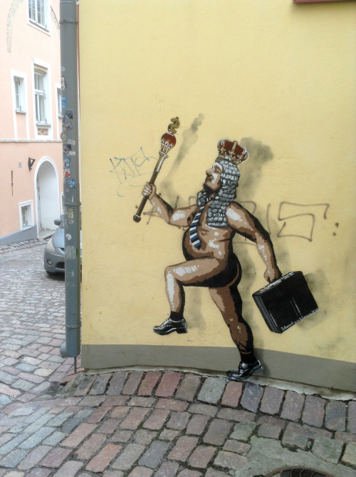 "The Naked Emperor" by Edward von Lõngus in Tallinn, the capital…