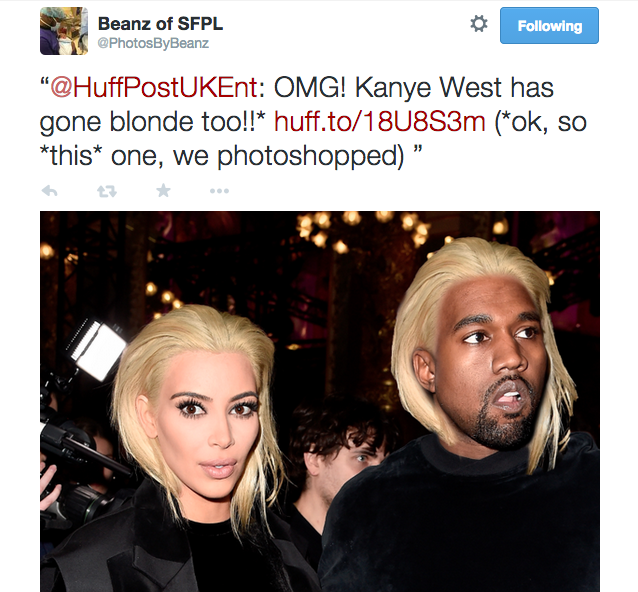 Kim Kardashian Debuts Platinum Blonde Hair, Harry Potter Memes Flourish [Photos]