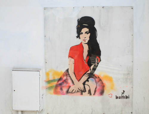 Portrait of Amy Winehouse by Bambi. Join us on a tour…