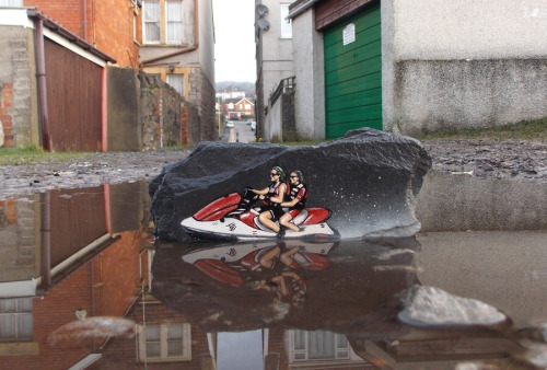 An alternative look at puddles by @jps_artist in the uk…