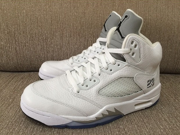 Air Jordan 5 “White/Metallic” (Photo & Release Info)