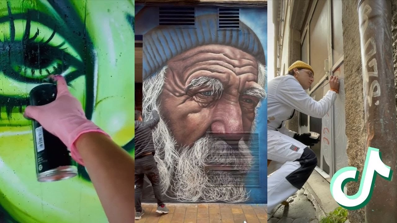 Cool Street Art 🖌️ tiktok compilation