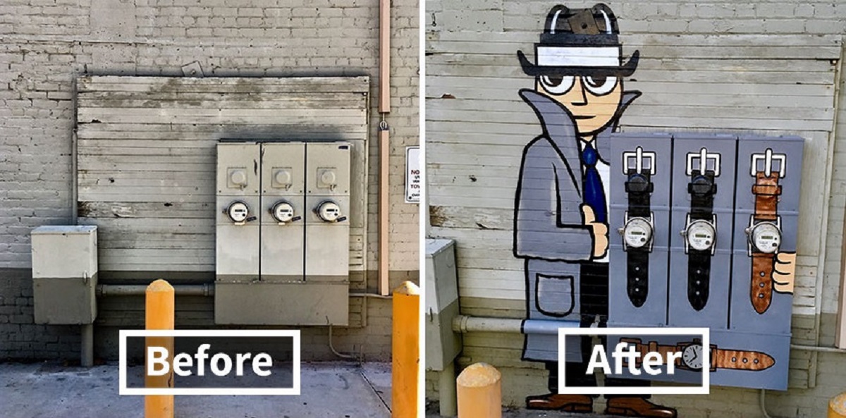 33 Cute Street Art Installations by Creative Genius Tom Bob