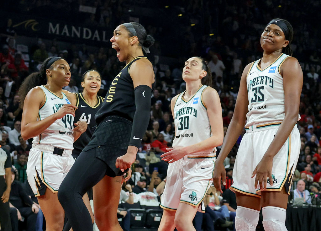 Las Vegas Aces Up 2-0 Over New York Liberty In WNBA Finals