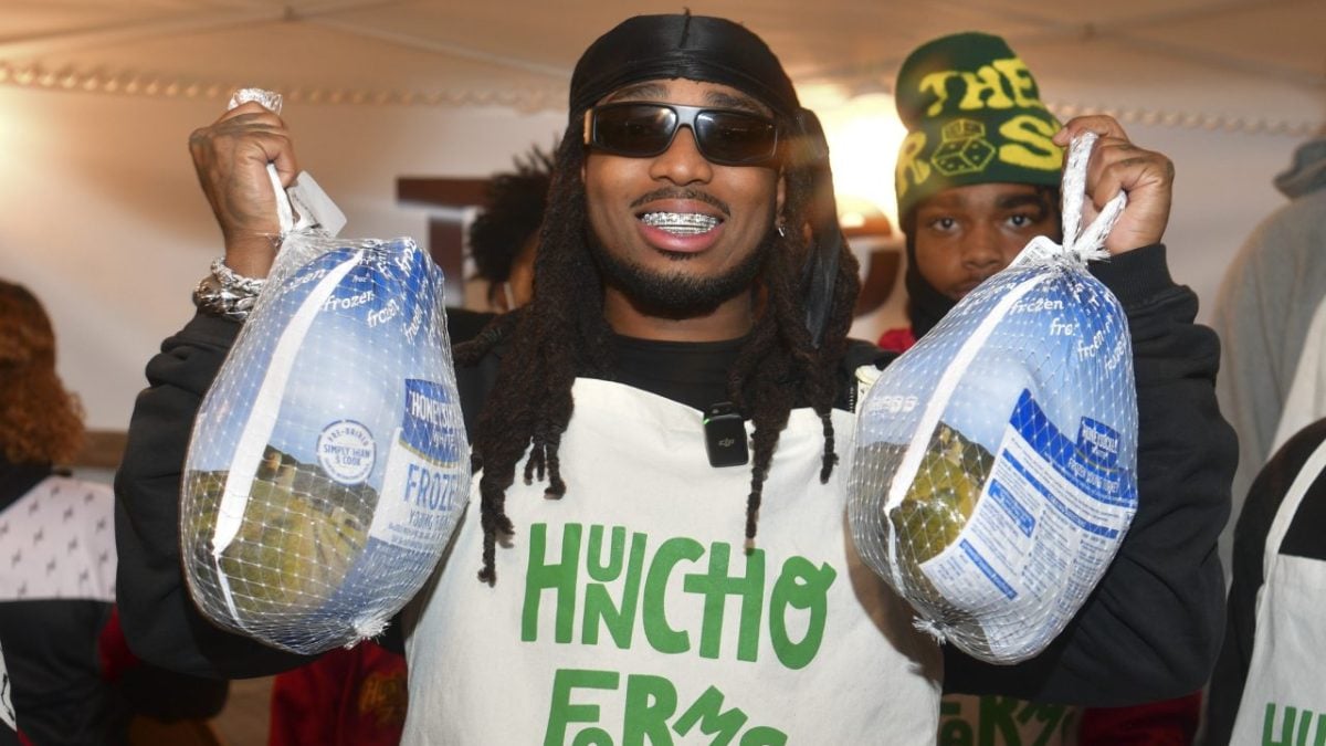 Quavo Gives Back With Huncho Farms Turkey & Food Drive