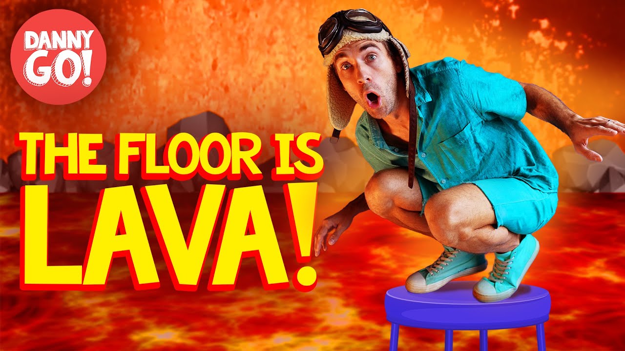 "The Floor is Lava Dance!" 🌋 /// Danny Go! Kids Brain Break Activity Songs