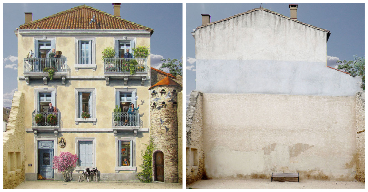 9 photos: Mural by Patrick Commecy in Montpellier, France