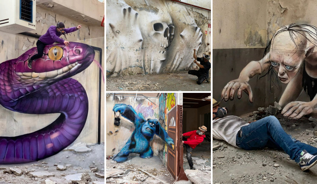 26 Paintings: 3D Post-Graffiti By SCAF