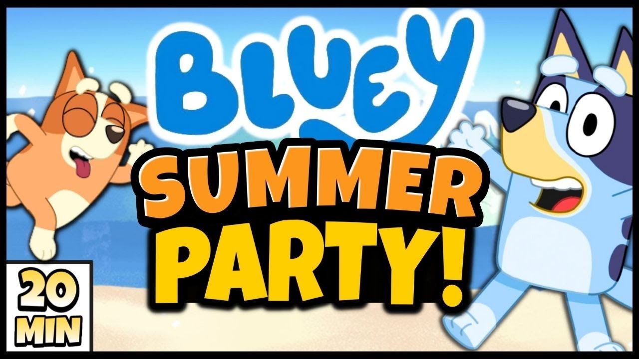 Bluey Brain Break Party | Freeze Dance & Chase | Just Dance