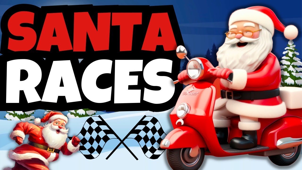 Santa Races | Christmas Brain Break | Winter Just Dance