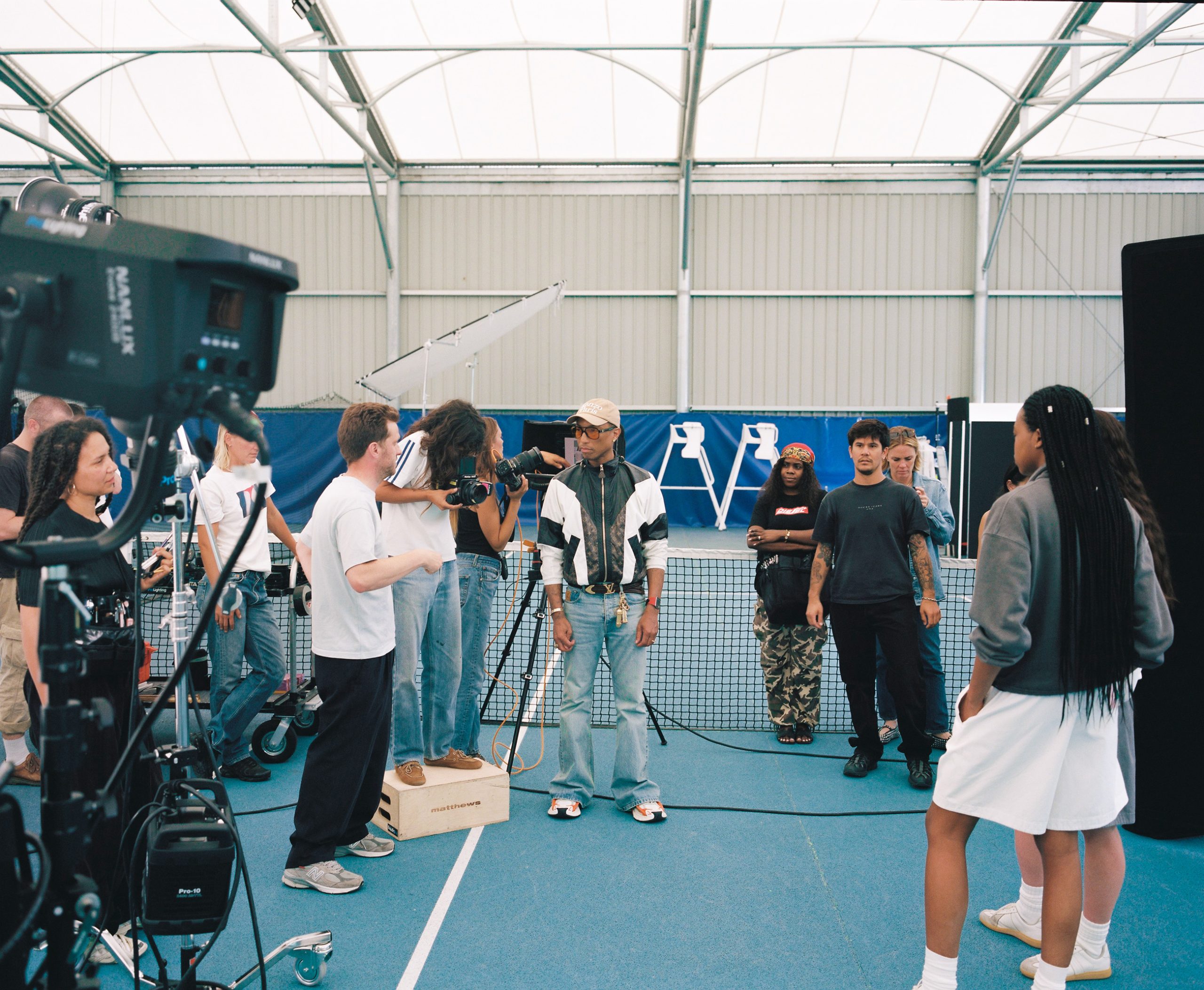 evian Partners With Pharrell’s Humanrace For Tennis Collection