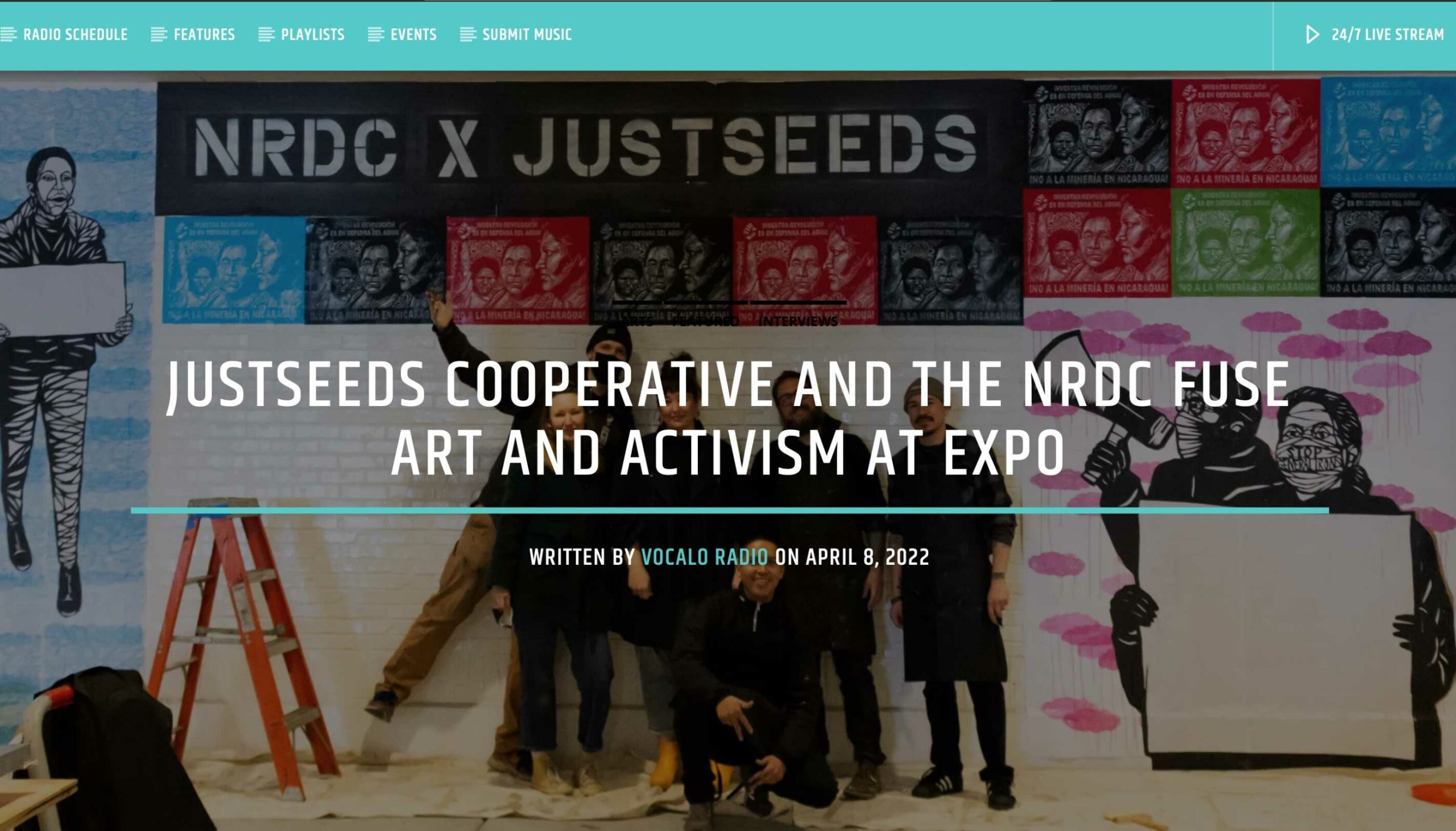 Justseeds X NRDC on Vocalo Radio