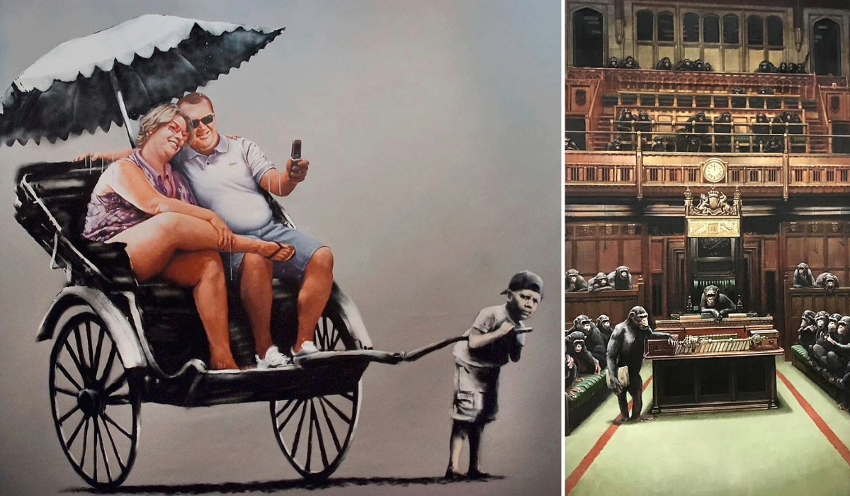 15 Banksy Indoor Masterpieces (Beyond the Streets)