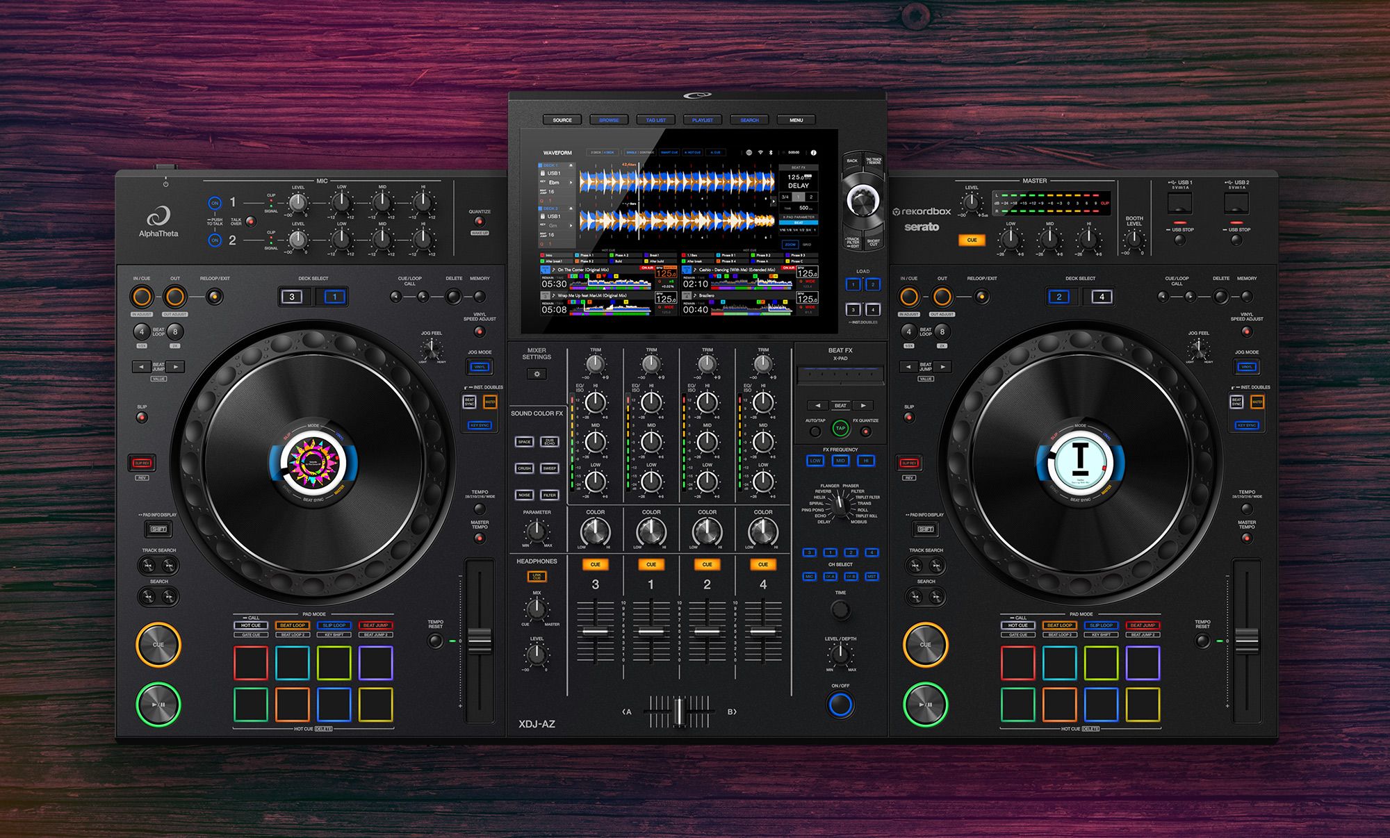 XDJ-AZ: first impressions of the four deck standalone (from an XDJ power user)